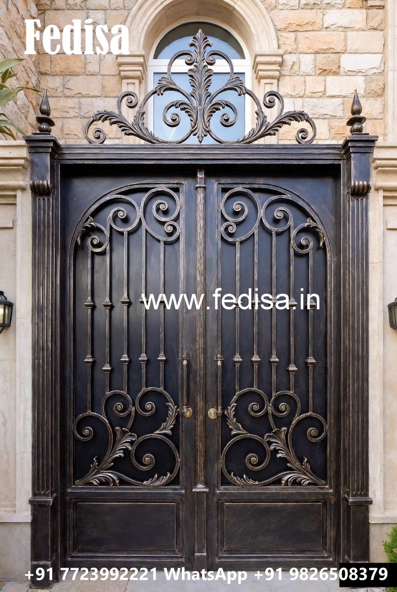 Modern Minimal Gate Grill Design for Elegant Homes No-3759
