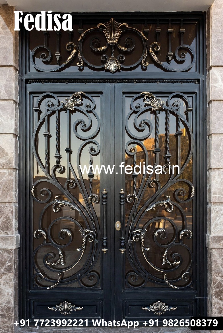 Elegant House Front Grill Gate Design for Villas No-3773