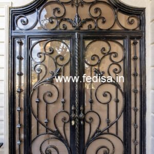 Elegant Steel Entrance Grill Gate Design No-3784