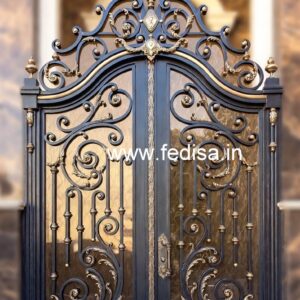 Elegant Villa Exterior Gate Grill Design No-3800