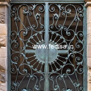 Royal Steel Gate Grill Design for Luxury Homes No-3801