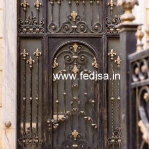 Artistic House Front Grill Gate Design No-3819