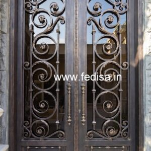 Elegant Designer Gate Grill Design for Luxury Residences No-3830