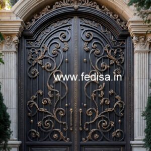 Beautiful Home Entrance Grill Gate Design No-3833