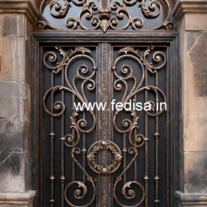 Luxury Modern Steel Grill Gate Design Ideas No-3836