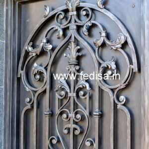 Fancy Exterior Steel Gate Grill Design Inspiration No-3845