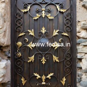Fancy Decorative Iron Grill Gate Design No-3858