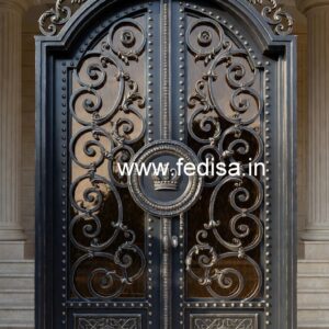 Elegant Modern Exterior Grill Gate Design No-3875