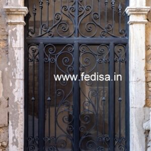Classic Gate Grill Design for Traditional House Fronts No-3912