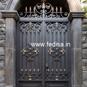 Unique Gate Grill Design Ideas for Luxury Villas No-3913