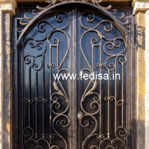 Gate Grill Design with Geometric Pattern Inspiration No-3927
