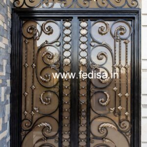 Stylish Metal Gate Grill Design for Main Entrance No-3941