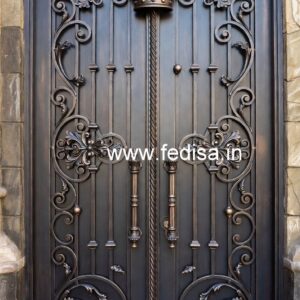 Elegant Home Gate Grill Design with Artistic Look No-3944