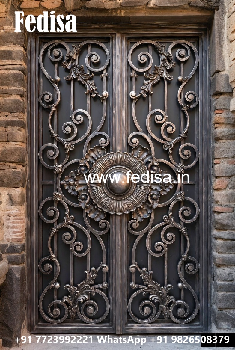 High-End Gate Grill Design for Luxury Residences No-3945