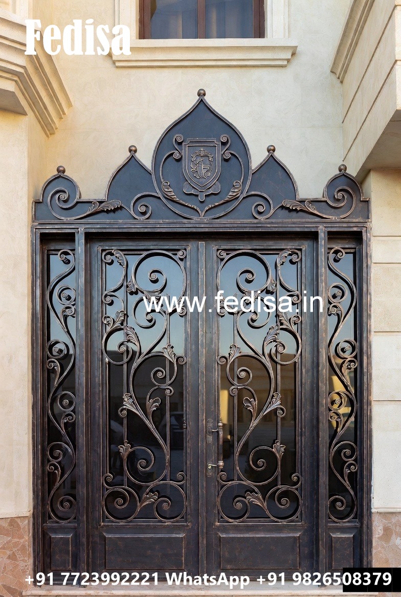 Grand Entrance Gate Grill Design for Luxury Villas No-3948