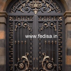 Elegant Villa Gate Grill Design with Luxury Finish No-3955
