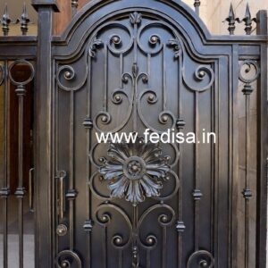 Custom Steel Gate Grill Design for Modern Homes No. 3956