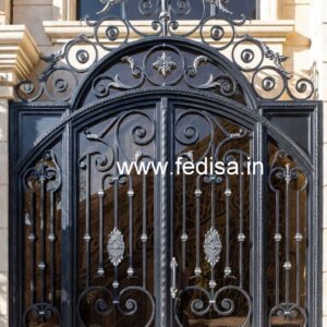 Heavy Iron Gate Grill Design for Luxury Homes No-3972