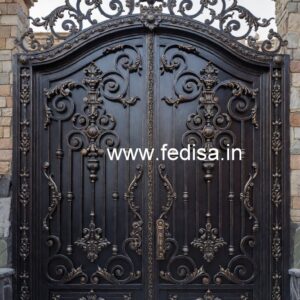 Front House Gate Grill Design with Elegant Pattern No-3973