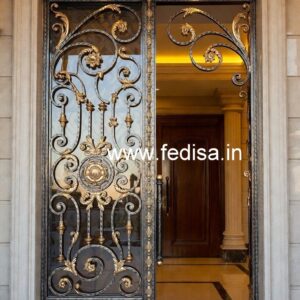 Laser Pattern Gate Grill Design for Elegant Houses No-3985