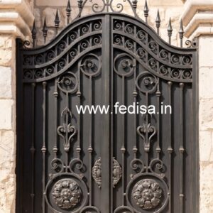Stylish Entrance Grill Gate Design for Modern Homes No-3996