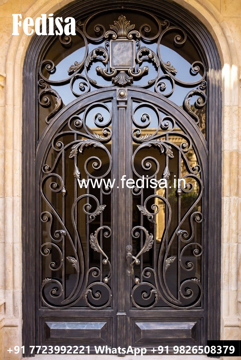 Unique Steel Gate Grill Design with Artistic Touch No-4013