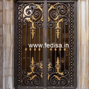 Decorative Iron Gate Grill Design for Elegant Homes No-4017