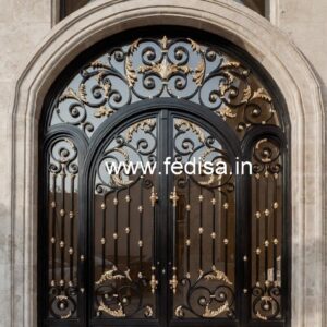 Beautiful Iron Gate Grill Design for Premium Houses No-4029