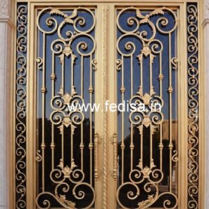 Elegant Decorative Grill Gate Design for Front Entrance No-4032
