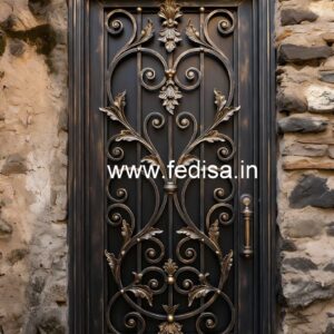 Attractive Steel Grill Gate Design for Elegant Homes No-4037