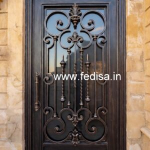 Artistic Metal Gate Grill Design for Main Gates No-4038