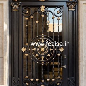 Stylish Front House Gate Grill Design for Villas No-4042