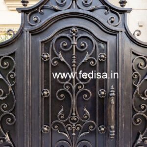 Artistic House Entrance Grill Gate Design No-4052