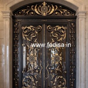 Decorative Villa Entrance Grill Gate Design No-4058