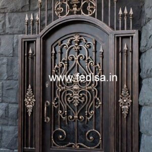 Modern Fancy Gate Grill Design for Elegant Houses No-4069