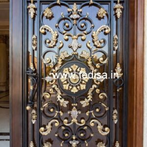 Stylish Contemporary Gate Grill Design for Villas No-4086