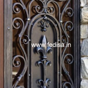 Artistic Main Entrance Grill Gate Design Inspiration No-4093