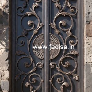 Modern Fancy Steel Gate Grill Design for Homes No-4094