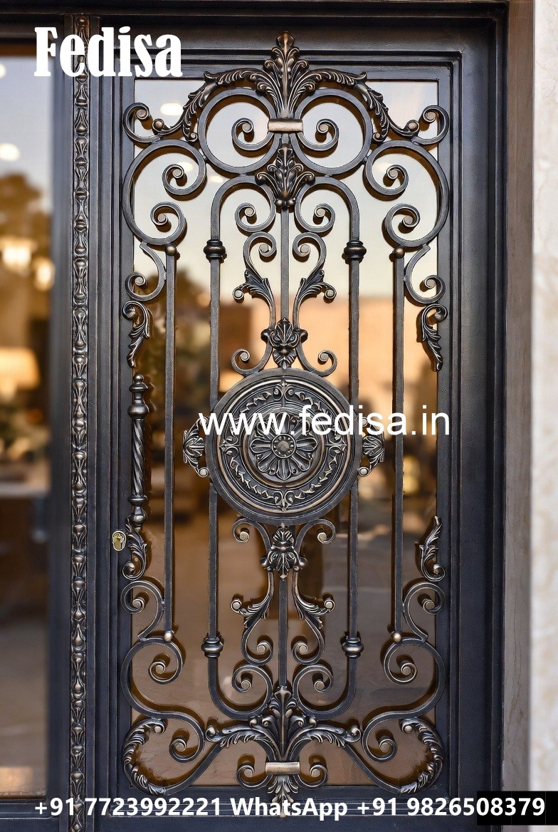 Elegant Villa Exterior Gate Grill Design No-4100
