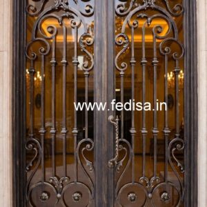 Royal Steel Gate Grill Design for Luxury Homes No-4101