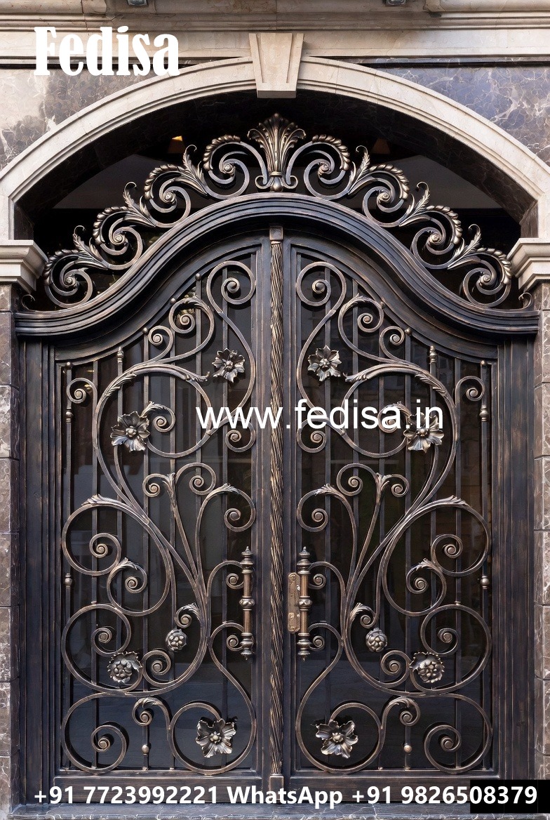 Beautiful Main Gate Grill Design for Stylish Houses No-4117
