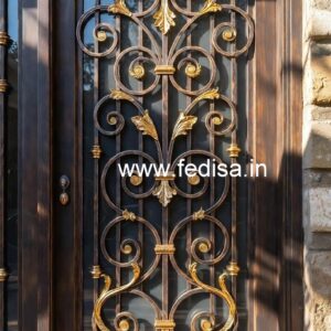 Artistic House Front Grill Gate Design No-4119