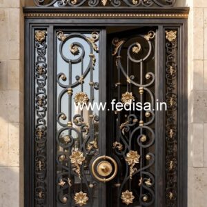 Stylish Villa Front Gate Grill Design Ideas No-4129