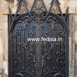 Fancy Exterior Steel Gate Grill Design Inspiration No-4145