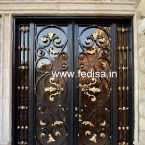 Stylish Decorative Entrance Gate Grill Design No-4146