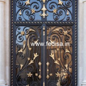 Luxury Iron Entrance Grill Gate Design No-4148