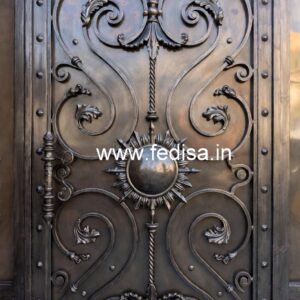 Royal Exterior Grill Gate Design for Villas No-4167