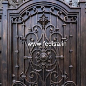 Elegant Artistic Gate Grill Design for Houses No-4168