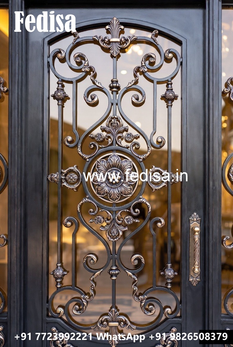 Fancy Modern Main Gate Grill Design Inspiration No-4171