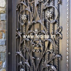 Contemporary Main Door Grill Gate Design No-4177